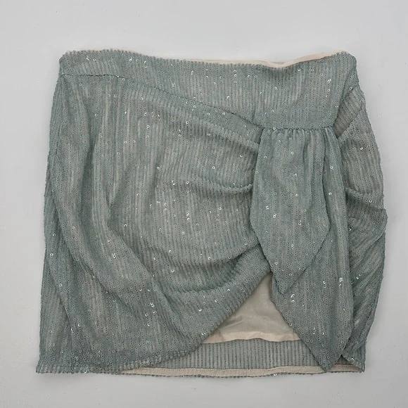 Free People Sequin mini Skirt size 2 NWOT - Picture 1 of 6